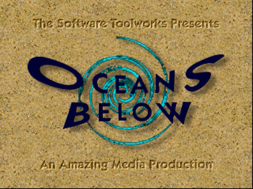 Oceans Below title screen for 3DO